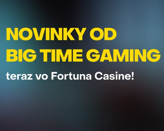 Novinky od BIG TIME GAMING